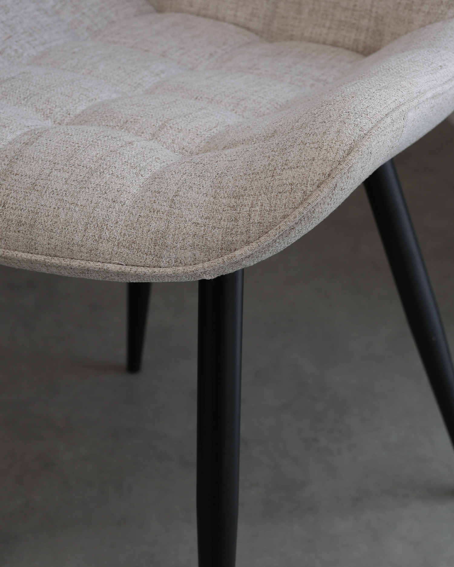 Sedia da pranzo in tessuto Sedia da pranzo in tessuto