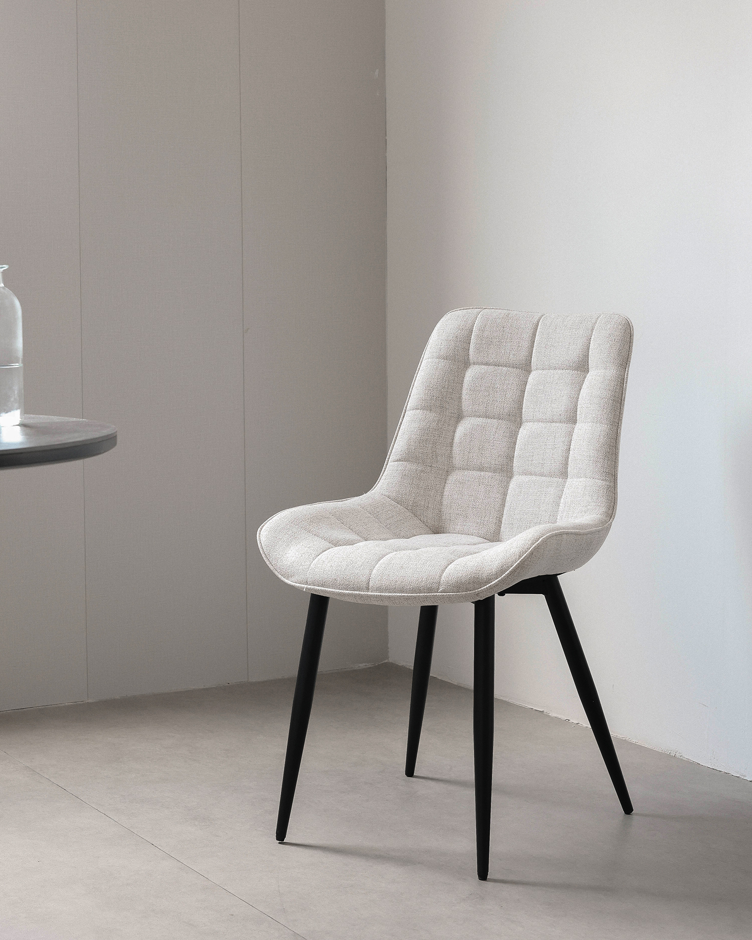 Sedia da pranzo in tessuto Sedia da pranzo in tessuto