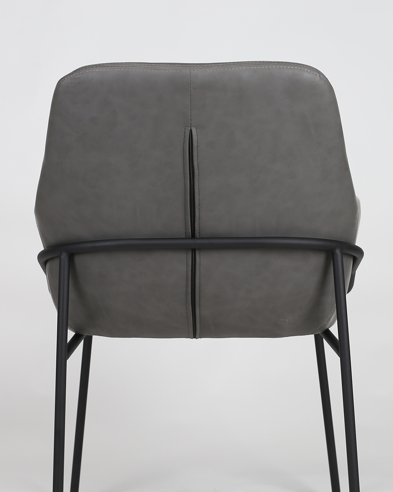 Sedia da pranzo in pelle con braccio Sedia da pranzo in pelle con braccio