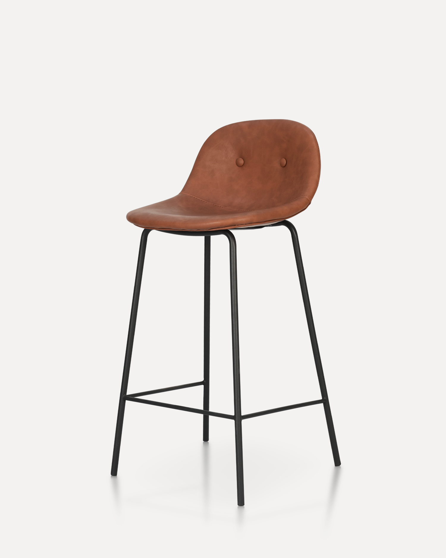 Sgabello moderno arancione