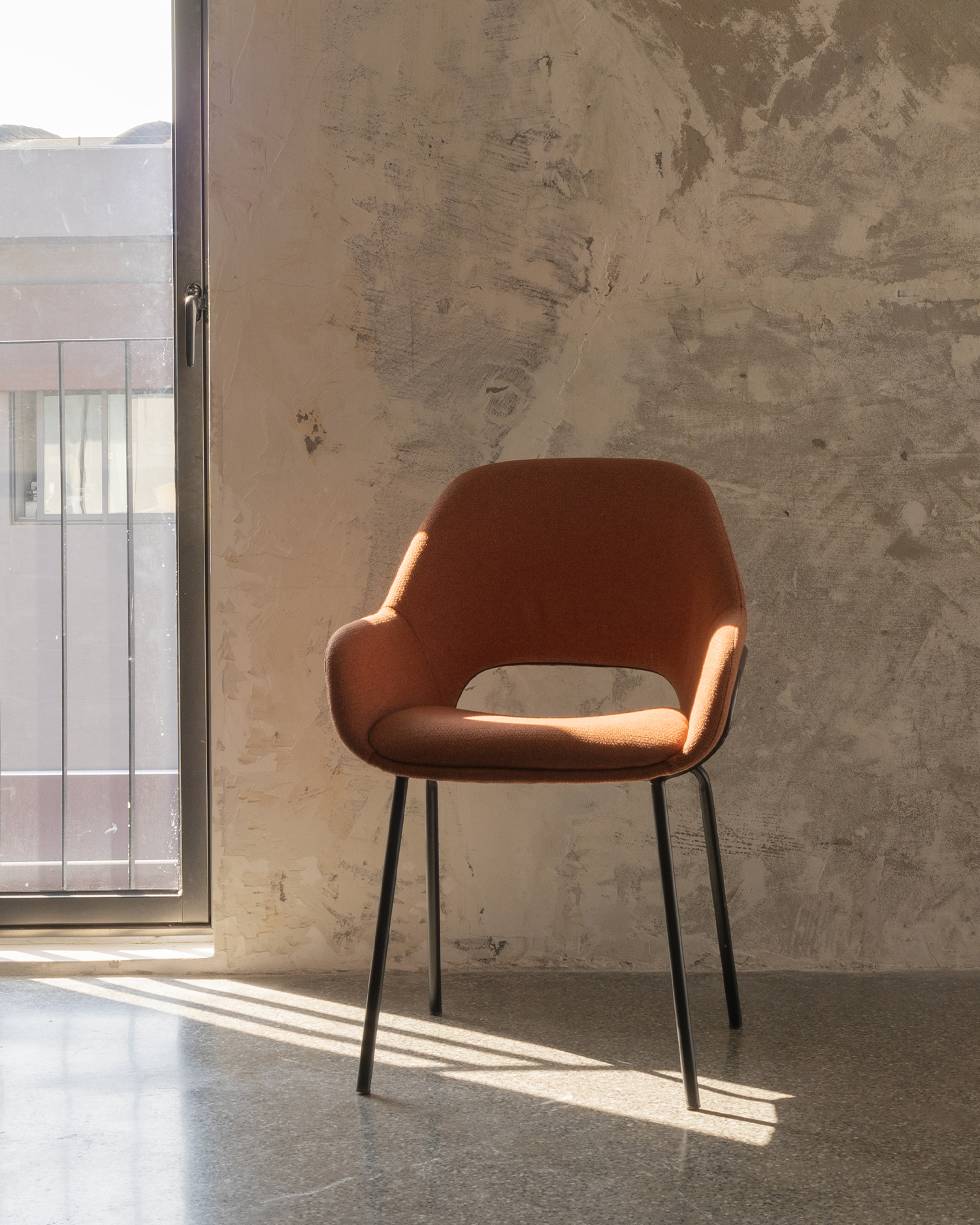 Sedie da pranzo a base di metallo Sedie da pranzo a base di metallo