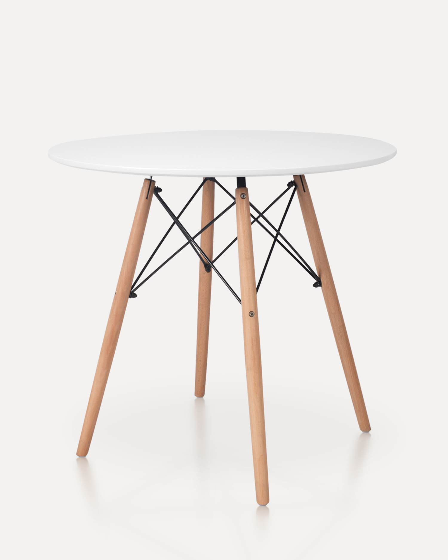 Tavolo da pranzo in legno rotondo nordico Tavolo da pranzo in legno rotondo nordico