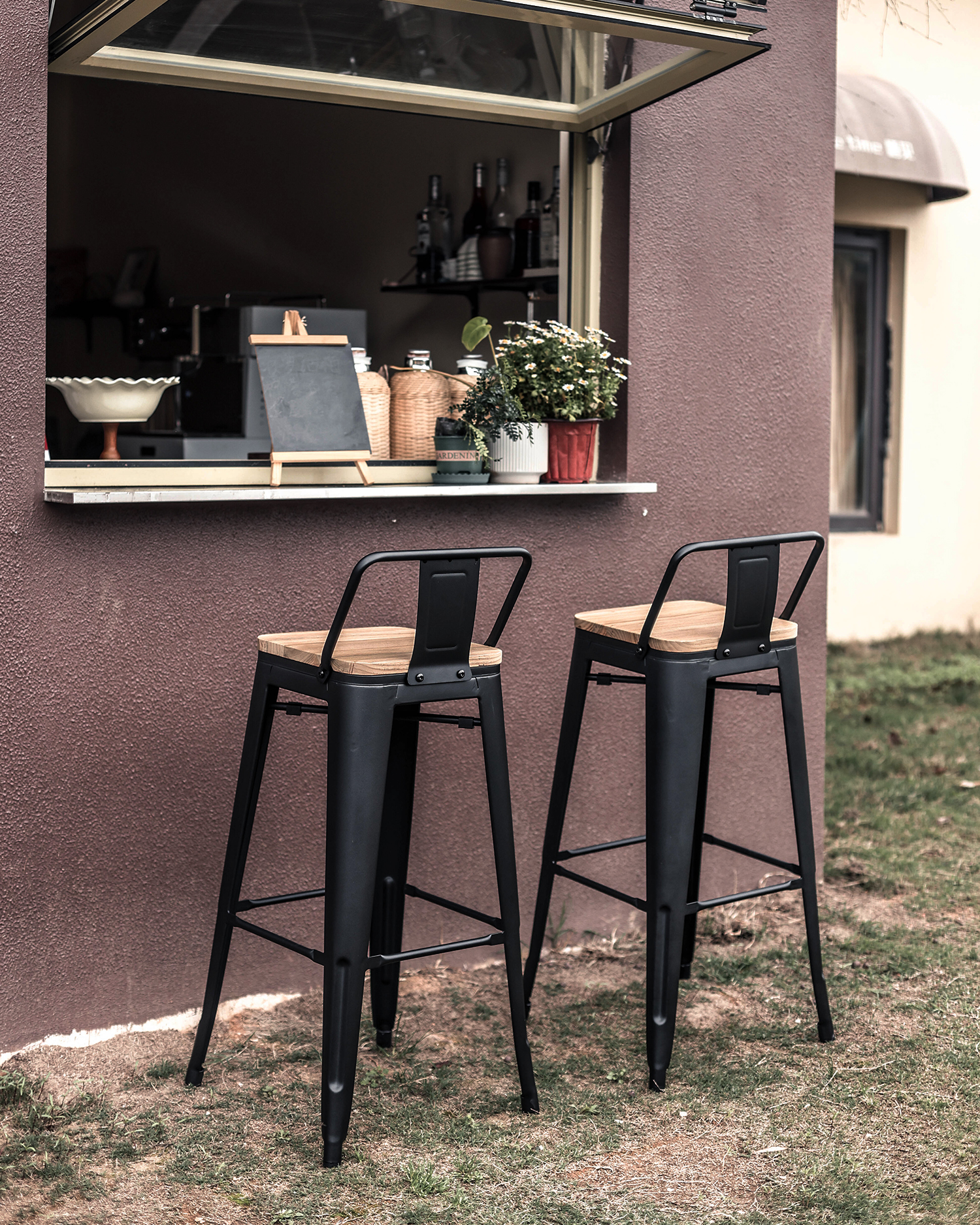 Sedie di design del patio rustico Sedie di design del patio rustico