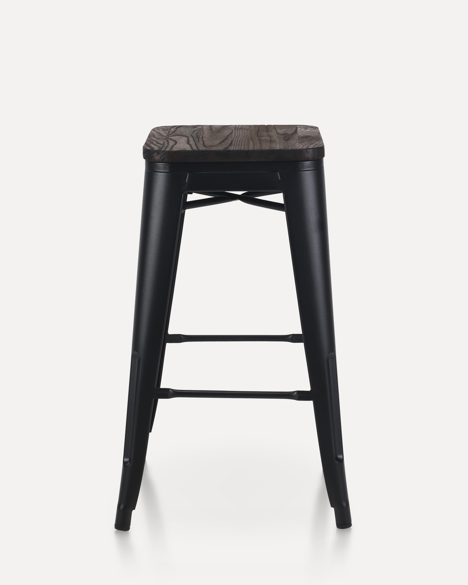 Sedie classiche di design in metallo nero Sedie classiche di design in metallo nero