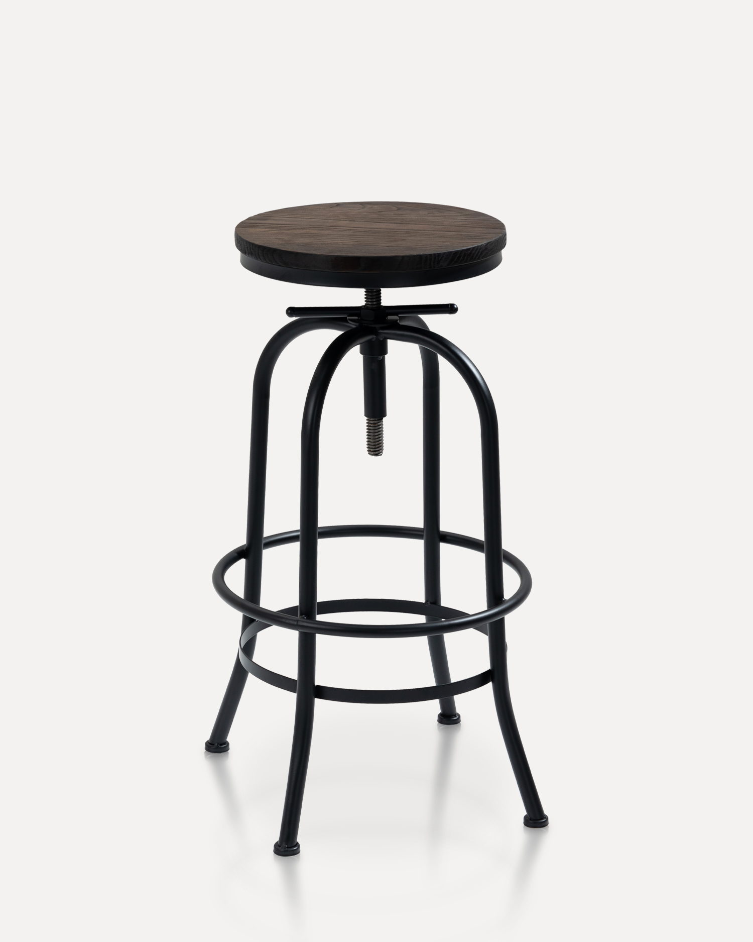 Sgabello di ferro regolabile