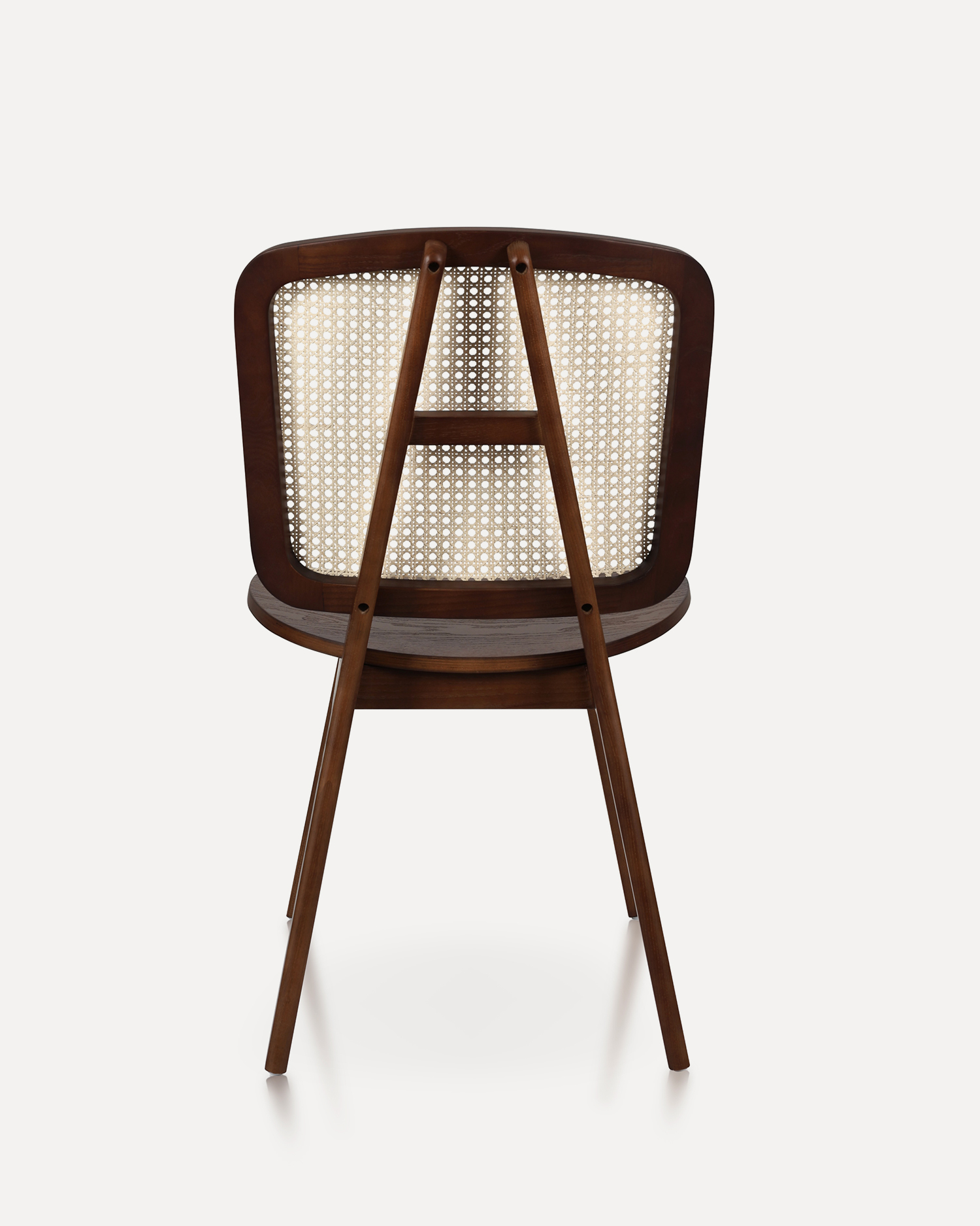 Sedie vintage in legno posteriore Sedie vintage in legno posteriore